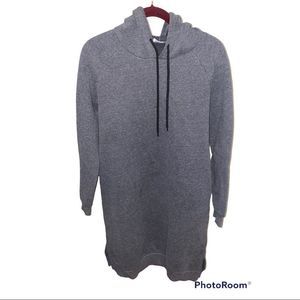 Bundle of 2 Long Hooded Sweatshirts Size Medium Women’s Blue/Grey